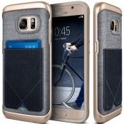 Caseology Messenger Äkta Läder Series Skal till Samsung Galaxy S7 - Blå