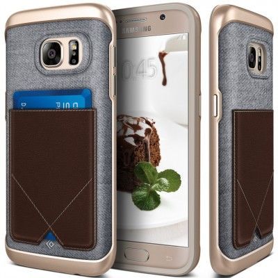 Caseology Messenger Äkta Läder Series Skal till Samsung Galaxy S7 - Brun