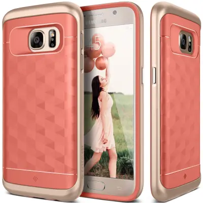 Caseology Parallax Series BaksideSkal till Samsung Galaxy S7 - Rosa