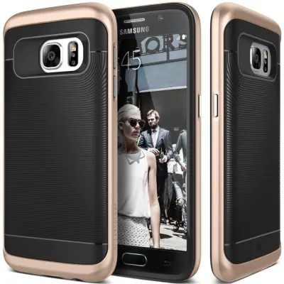Caseology Wavelength Series Skal till Samsung Galaxy S7 - Guld/Svart