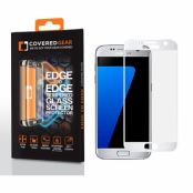 CoveredGear Edge to Edge härdat glas till Samsung Galaxy S7 - Vit