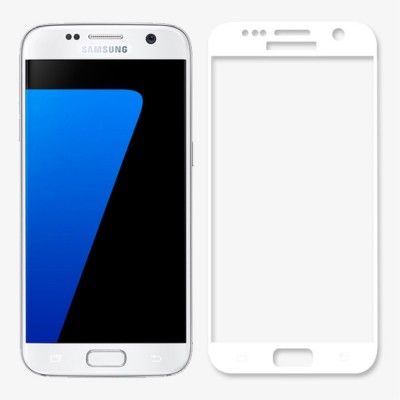 Fema Skärmskydd i härdat glas till Samsung Galaxy S7 - Vit