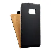 Flip fodral med kortfack till Samsung S7 (G930) Svart