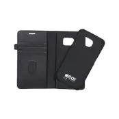 BUFFALO äkta läder Plånboksfodral Samsung Galaxy S7 - Svart