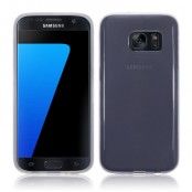 Gel MobilSkal till Samsung Galaxy S7 - Vit/transparent