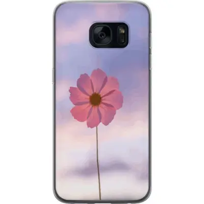 Mobilskal till Samsung Galaxy S7 med Rosa blomma