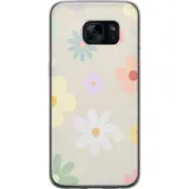 Mobilskal till Samsung Galaxy S7 med fejdande blommor