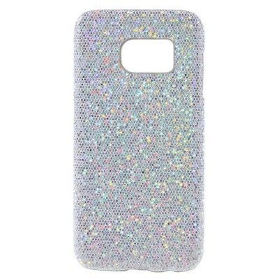 Glitterskal till Samsung Galaxy S7 - Silver
