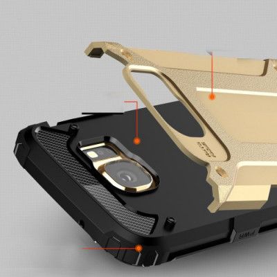 Hybrid Armour Mobilskal till Samsung Galaxy S7 - Guld