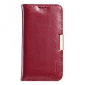 KLD Royal II Äkta läder Plånboksfodral till Samsung Galaxy S7 - Röd