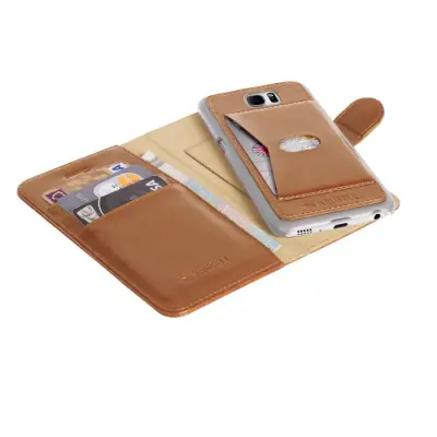 Krusell Ekerö Flip Wallet 2in1 Samsung Galaxy S7 - Cognac