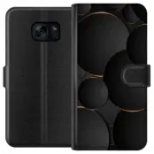 Lyxig Cirklar plånboksfodral till Samsung Galaxy S7