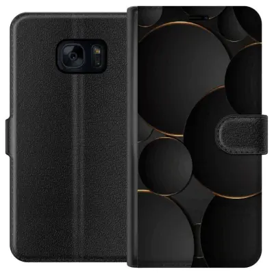 Plånboksfodral till Samsung Galaxy S7 med Lyxig Cirklar