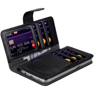 Melkco Plånboksfodral många kortplatser Samsung Galaxy S7 - Svar