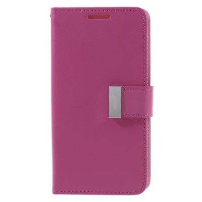 Mercury Rich Diary Plånboksfodral till Samsung Galaxy S7 - Mörkrosa