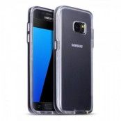 Mobilskal till Samsung Galaxy S7 - Grå/Transparent