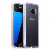 Mobilskal till Samsung Galaxy S7 - Silver/Transparent