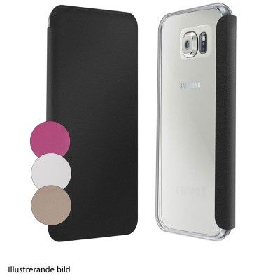 Muvit Slim FlipCase till Samsung Galaxy S7 - Svart/Transparent