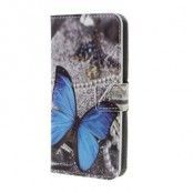 Plånboksfodral till Samsung Galaxy S7 - Blue Butterfly