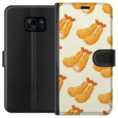 Plånboksfodral till Samsung Galaxy S7 med Räkor