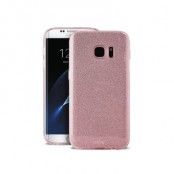 Puro Glitterskal till Samsung Galaxy S7 - Rose Gold