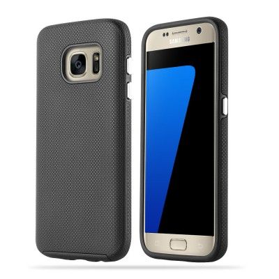 Shockproof Combo Skal till Samsung Galaxy S7 - Svart