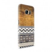 Skal till Samsung Galaxy S7 - Aztec Wood