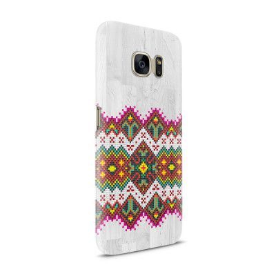 Skal till Samsung Galaxy S7 - Aztec Wood