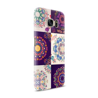 Skal till Samsung Galaxy S7 - Blommigt lapptäcke