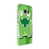 Skal till Samsung Galaxy S7 - Bubbelmonster Groda - Grön