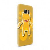 Skal till Samsung Galaxy S7 - Bubbelmonster - Gul
