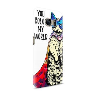 Skal till Samsung Galaxy S7 - Color my world - Katt
