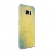 Skal till Samsung Galaxy S7 - Grunge texture - Gul