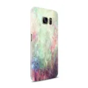 Skal till Samsung Galaxy S7 - Grunge texture - Ljusblå