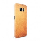 Skal till Samsung Galaxy S7 - Grunge texture - Orange