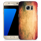 Skal till Samsung Galaxy S7 - Grunge texture - Orange