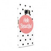 Skal till Samsung Galaxy S7 - Hello Beautiful - Rosa