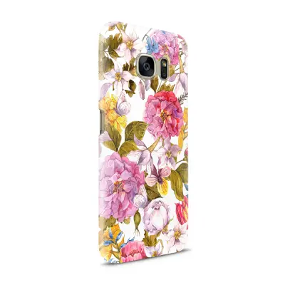 Skal till Samsung Galaxy S7 - Hortensia - Vit