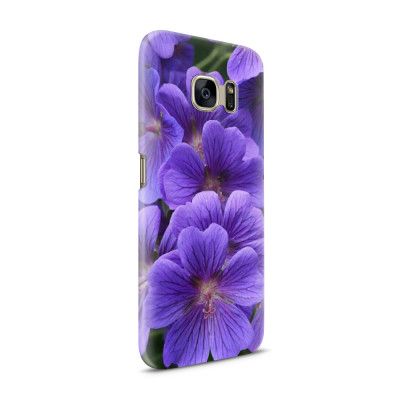 Skal till Samsung Galaxy S7 - Lila blommor