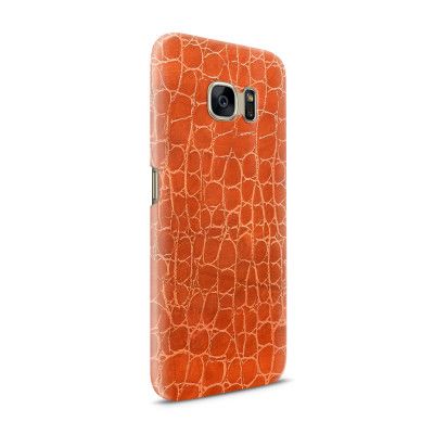 Skal till Samsung Galaxy S7 - Mönster - Orange