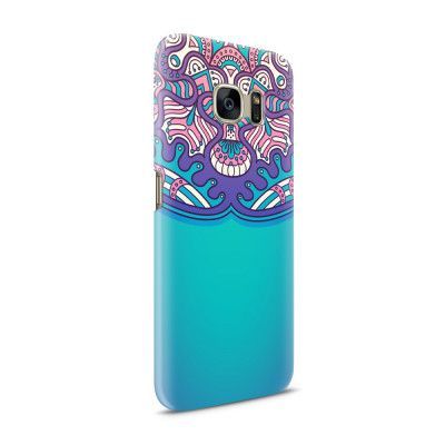 Skal till Samsung Galaxy S7 - Mandala - Blå