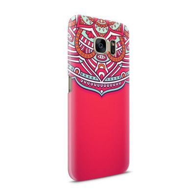 Skal till Samsung Galaxy S7 - Mandala - Orange
