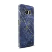 Skal till Samsung Galaxy S7 - Marble - Blå