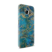 Skal till Samsung Galaxy S7 - Marble - Blå