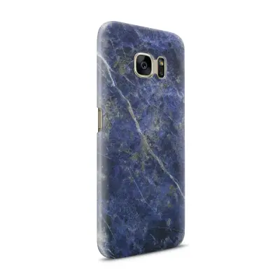 Skal till Samsung Galaxy S7 - Marble - Blå