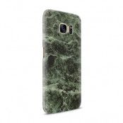 Skal till Samsung Galaxy S7 - Marble - Grön/Svart