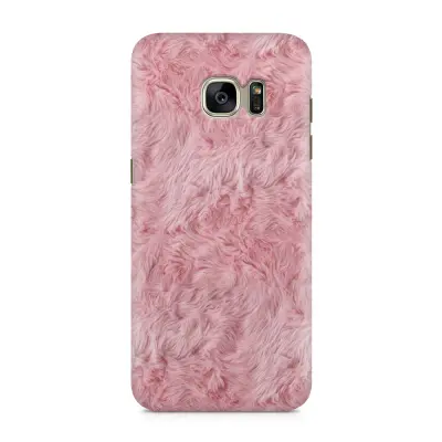 Skal till Samsung Galaxy S7 - Pink Fur