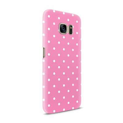 Skal till Samsung Galaxy S7 - Polka - Lila