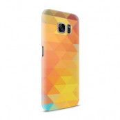Skal till Samsung Galaxy S7 - Polygon - Gul
