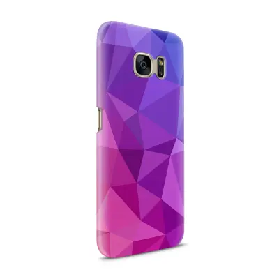 Skal till Samsung Galaxy S7 - Polygon - Lila